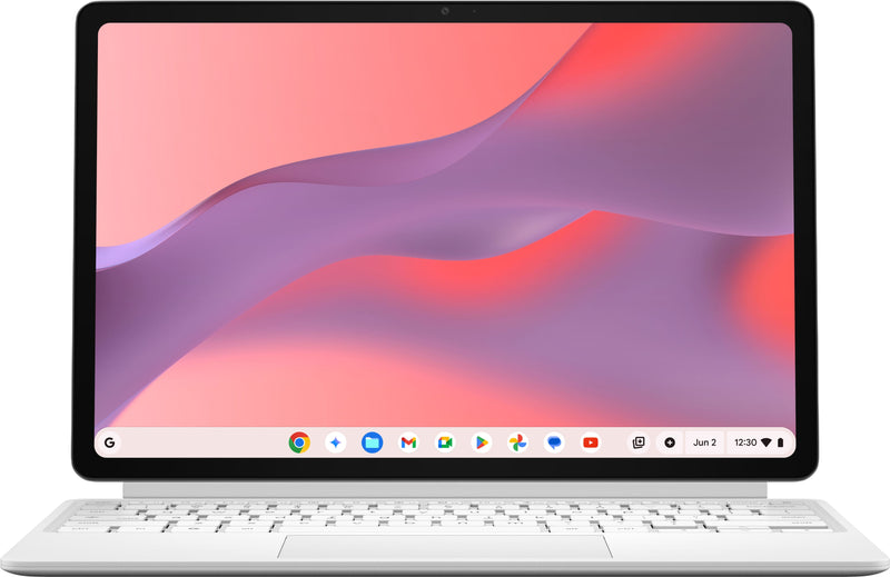 ASUS - CM32 12.1" 2.5K 2-in-1 Touch Screen Chromebook - MediaTek Kompanio 540 - 8GB Memory - 128GB eMMC - Fog Silver