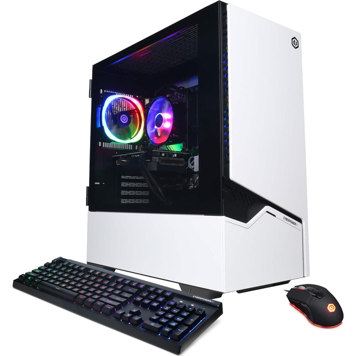 CyberPowerPC - Gamer Xtreme Gaming Desktop - Intel Core i5-14400F - 16GB Memory - NVIDIA GeForce RTX 3050 6GB - 1TB SSD - White