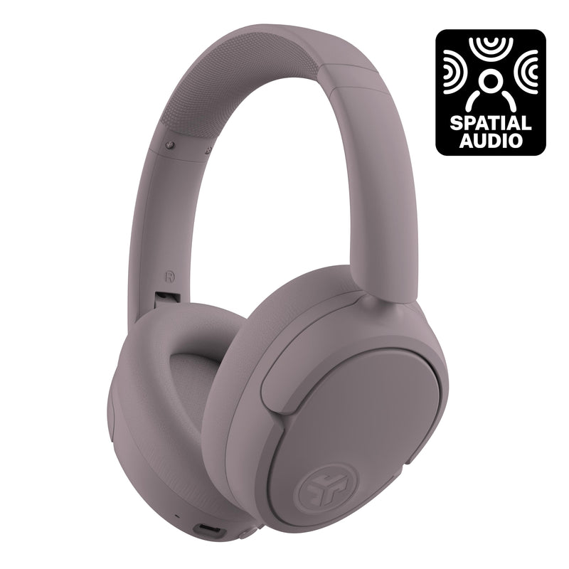 JLab - JBuds Lux ANC Wireless Bluetooth Over-Ear Headphones with Active Noise Cancelling Spatial Audio  70+ Hour Battery - Mauve