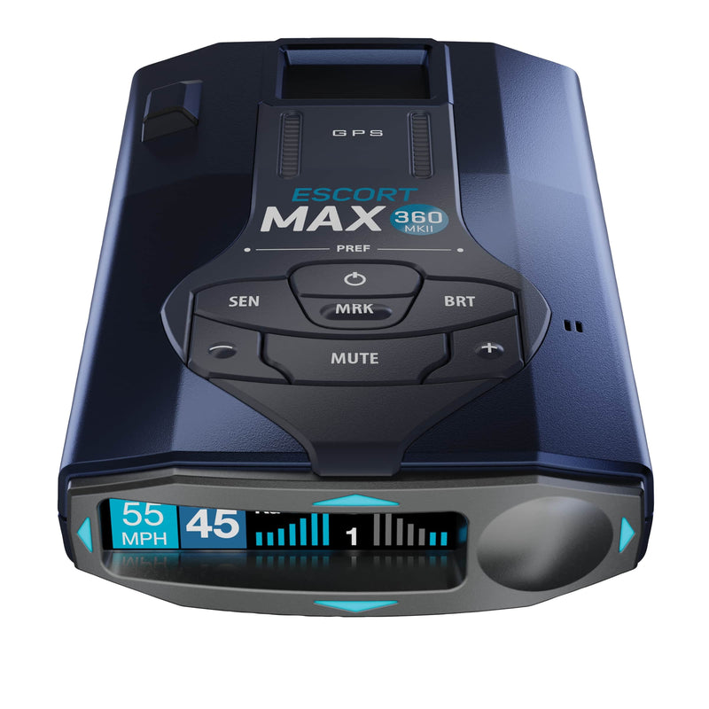 Escort - MAX 360 MKII Radar and Laser Detector works with Apple CarPlay/Android Auto - Black
