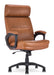 Serta - Comfort Big and Tall Modern Bonded Leather Executive Office Chair - Cognac