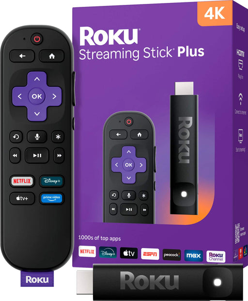 Roku - Streaming Stick 2025 - HD Streaming Device for TV with Voice Remote - Black