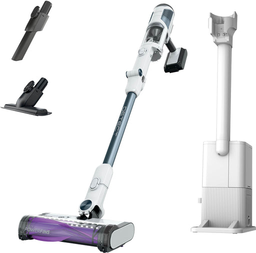 Shark - Detect Clean  Empty Cordless Vacuum with 2L Auto-Empty System Intelligent Detect Tech HEPA 60Min Runtime MultiFlex - Burnt Ashes