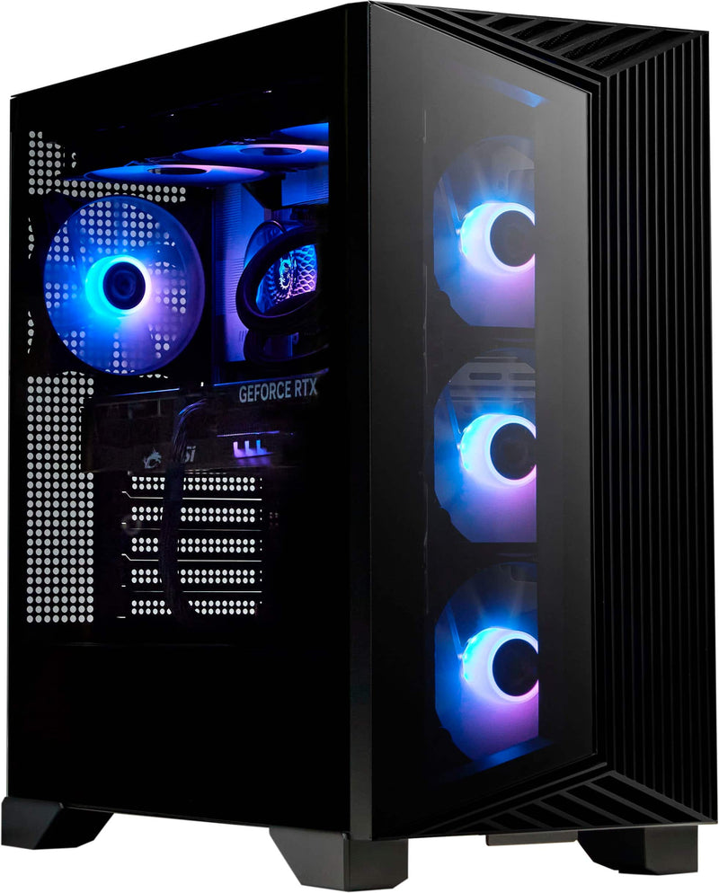 MSI - Aegis ZS2 Gaming Desktop - AMD Ryzen R9-7900X - 32GB Memory - NVIDIA GeForce RTX 5060Ti 8GB - 1TB SSD - Black