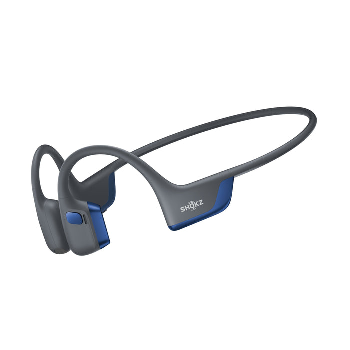 Shokz - OpenRun Pro 2 Bone Conduction Open-Ear Sports Headphones - Steel Blue