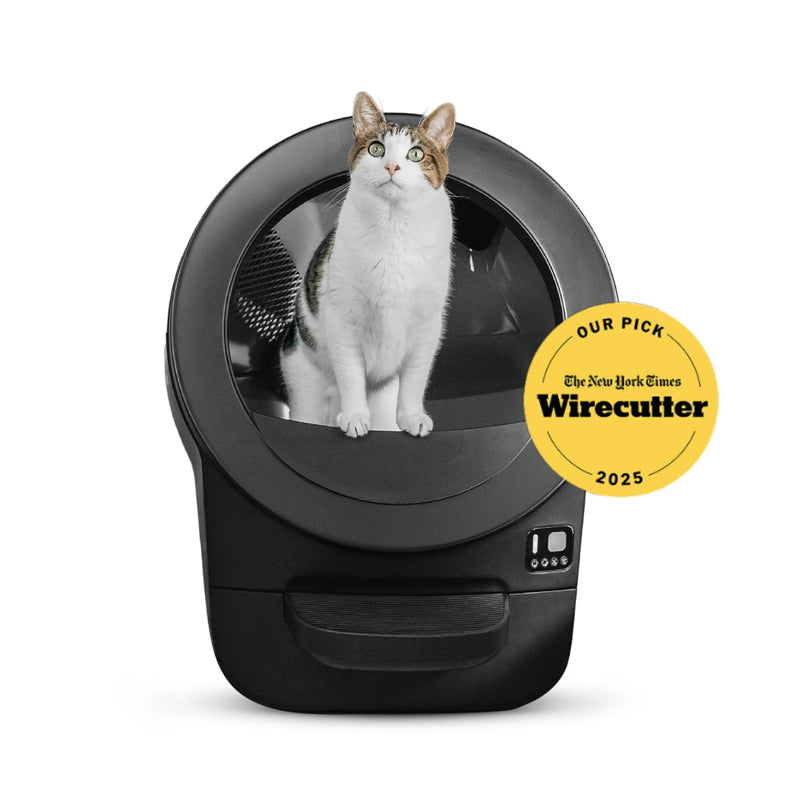 Whisker - Litter-Robot EVO Compact Smart App-Controlled Automatic Self-Cleaning Litter Box - Black