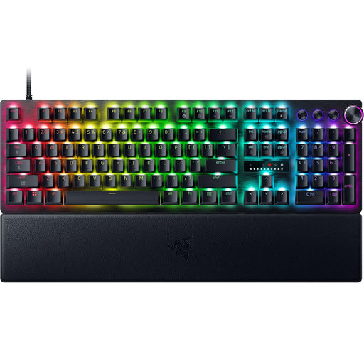 Razer - Huntsman V3 Pro 8KHz Full Size Wired Analog Optical Linear Switch Gaming Keyboard with Snap Tap - Black