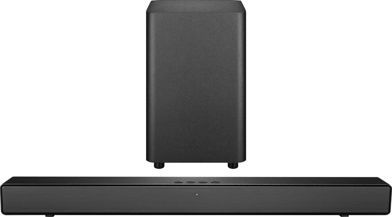 Insignia - 2.1 Channel Soundbar with Wireless Subwoofer DTS VirtualX Bluetooth and Dialogue Enhancement - Black