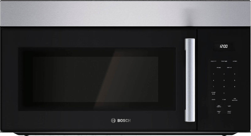 Bosch - 100 Series 1.7 Cu. Ft. Over-the-Range Microwave - Stainless Steel
