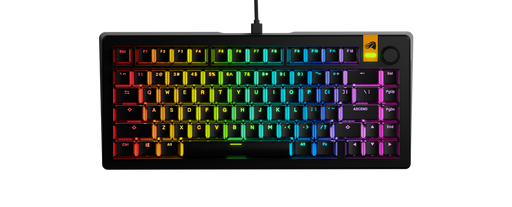 Glorious - GMMK 3 HE 75 Wired Hall-Effect Linear Switch Gaming Keyboard with Rapid Trigger and Adjustable Actuation - Black