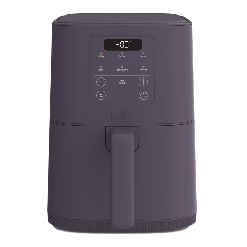 Bella - Fits-anywhere Kitchenware 4-qt. Slim Air Fryer - Plum