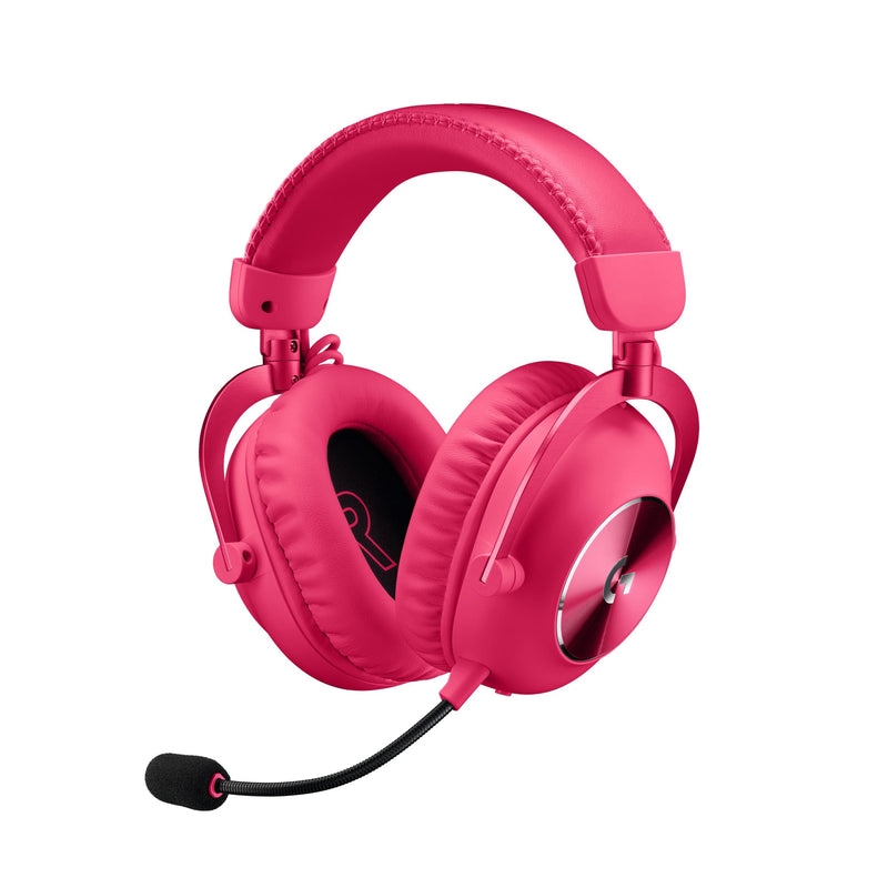 Logitech - PRO X 2 LIGHTSPEED Wireless Over-the-Ear Gaming Headset for PC PS5 PS4 Nintendo Switch - Magenta