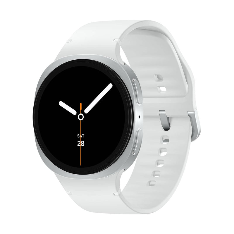 Samsung - Galaxy Watch8 Aluminum Smartwatch 44mm LTE - Silver - (2025)