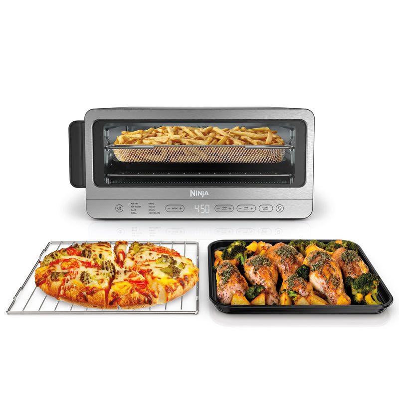 Ninja - Flip Toaster Oven  Air Fryer - Gray