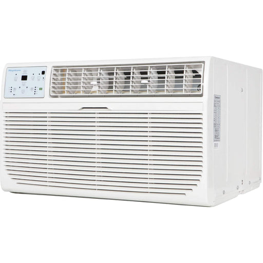 Keystone - Energy Star 12000 BTU 230V Through-the-Wall Air Conditioner with Follow Me LCD Remote Control - White