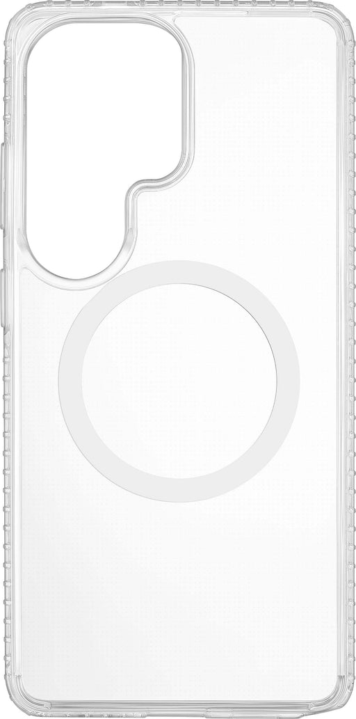 Insignia - Hard-Shell Case with Magnetic Charging Ring for Samsung Galaxy S26 Ultra - Clear