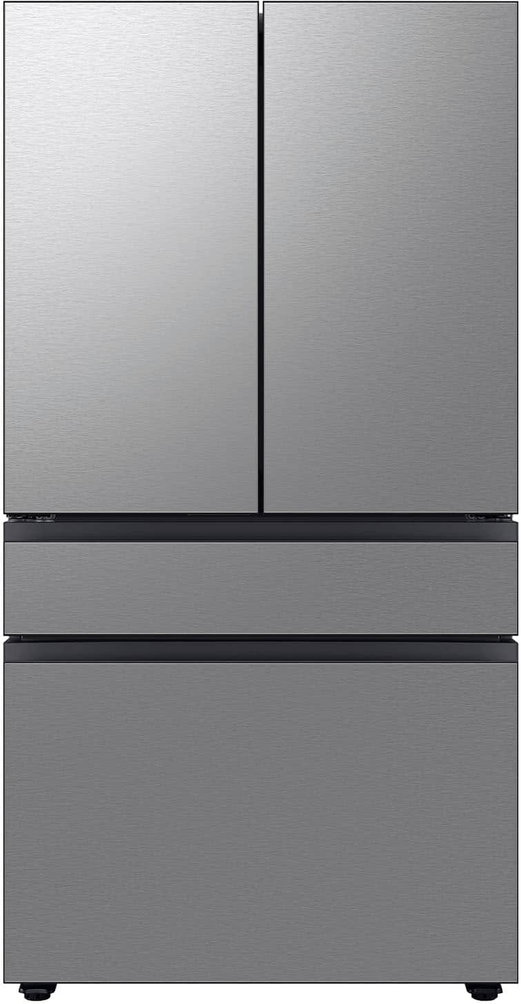 Samsung - Bespoke 29 cu. ft. 4-Door French Door Refrigerator with Inner Beverage Center - Stainless Steel