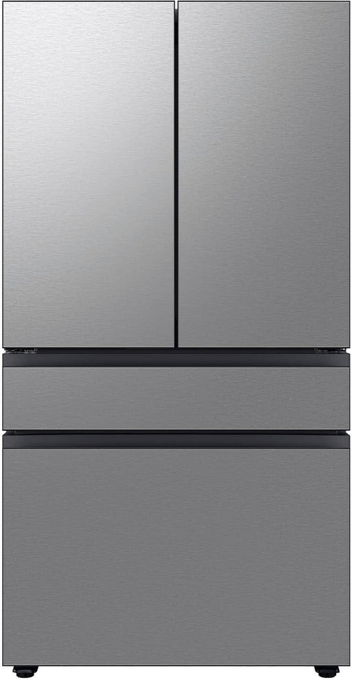 Samsung - Bespoke 29 cu. ft. 4-Door French Door Refrigerator with Inner Beverage Center - Stainless Steel