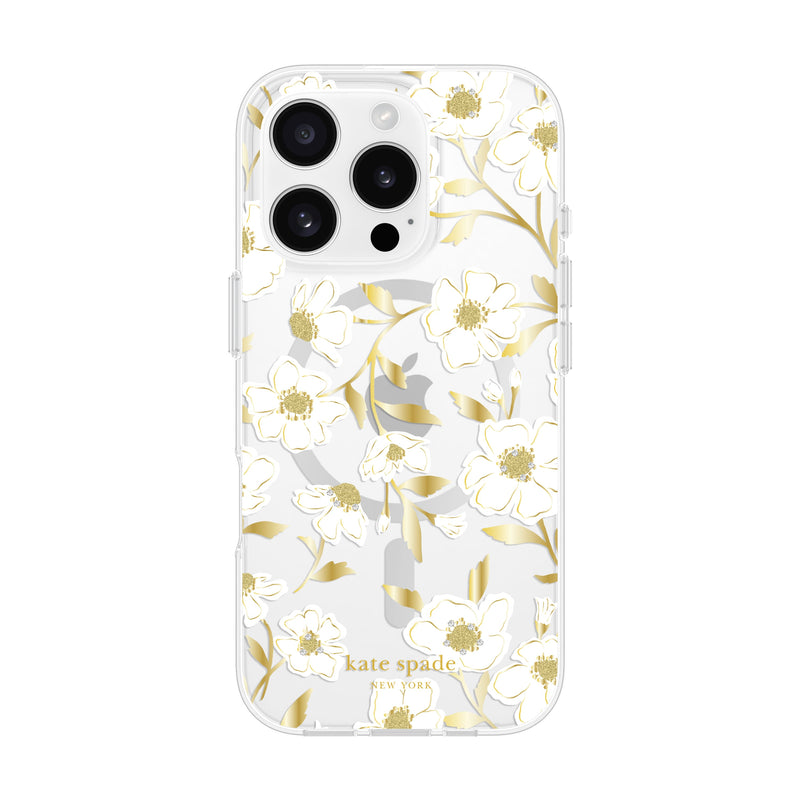 kate spade new york - Protective Case with MagSafe for Apple iPhone 16 Pro - Sunshine Floral