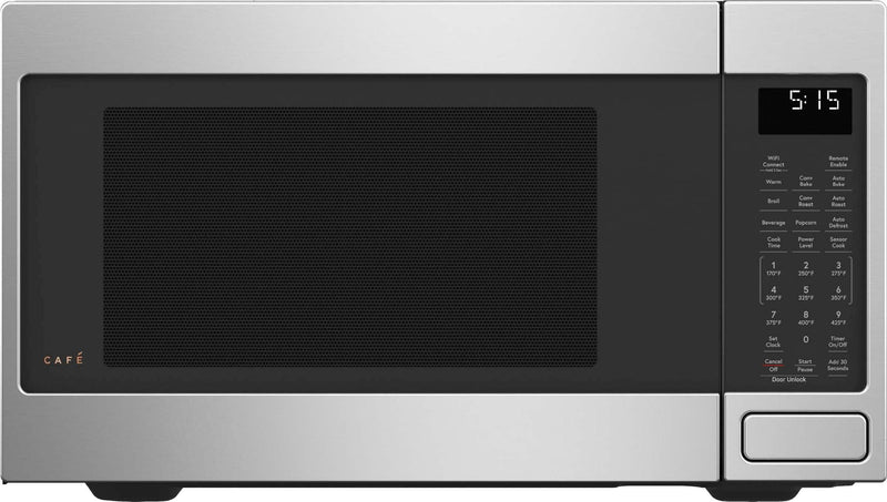 Caf - 1.5 Cu. Ft. Convection Countertop Microwave with Sensor Cooking and Built in Wi-Fi - Stainless Steel