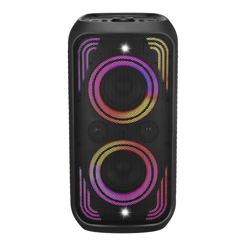 Insignia - Wireless Party Speaker with LED lighting and Auracast broadcasting - Black