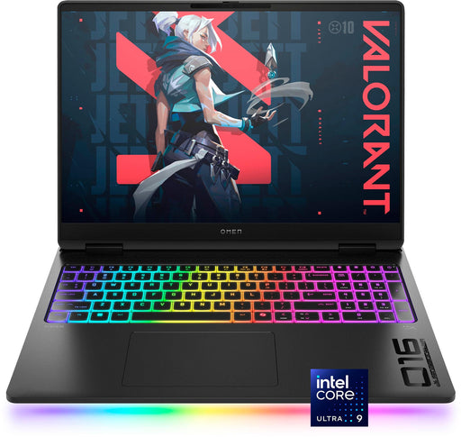 HP OMEN - MAX 16" 240Hz Gaming Laptop - Intel Core Ultra 9 275HX 2025 - 32GB Memory - NVIDIA GeForce RTX 5080 - 1TB SSD - Shadow Black