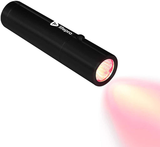 LifePro - Infrared  Red Light Therapy  Portable Pain Relief for Joints Muscles  Inflammation 3 Wavelengths for Body - Black