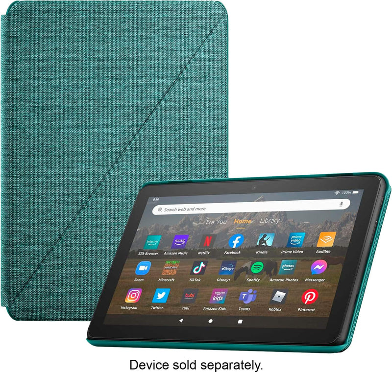 Amazon - Fire HD 8 Cover  Protective Cover (Fits the 12th gen Fire HD 8 Tablet) - Emerald