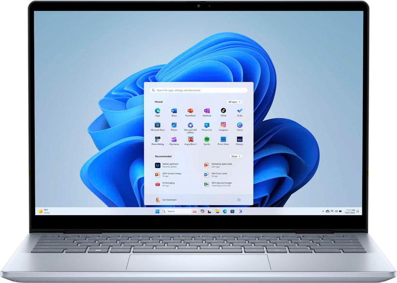 Dell - Inspiron 14 2-in-1 14" Touch Screen Laptop - Intel Core 5 with 8GB Memory - 512GB SSD - Ice Blue