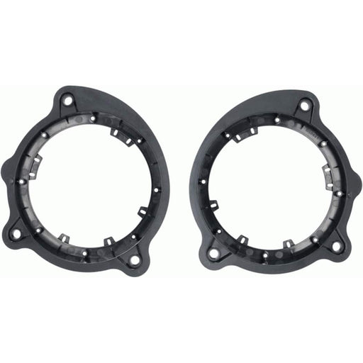 Metra - Speaker Adapter Plate for Select Mercedes 2000-2006 Vehicles (2-Pack) - Black