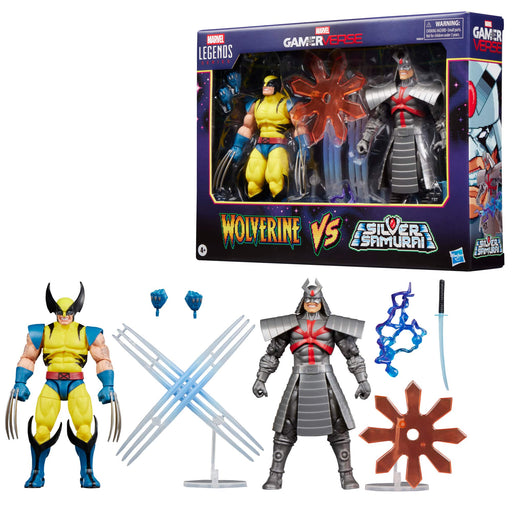 Marvel - Legends Series Gamerverse Wolverine vs Marvel's Silver Samurai 6-Inch Action Figures