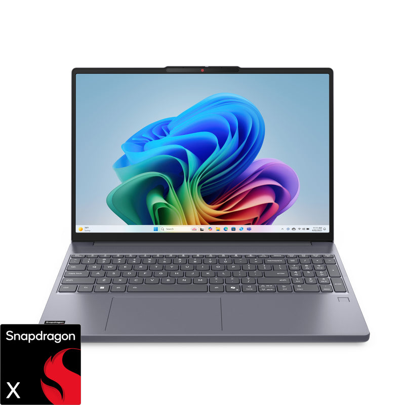 Lenovo - IdeaPad Slim 3x - Copilot+ PC - 15.3" 2k Touchscreen Laptop - Snapdragon X 2025 - 16GB Memory - 256GB SSD - Luna Grey