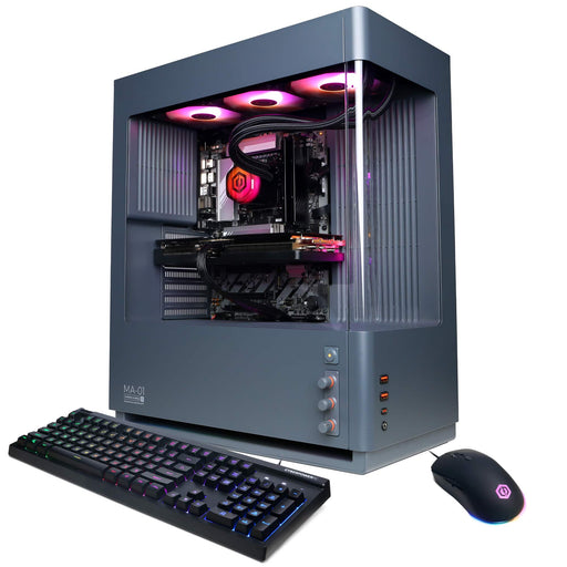 CyberPowerPC - Gaming Desktop - Intel Core Ultra 5 250KF Plus 2026 - NVIDIA GeForce RTX 5070 12GB - 32GB DDR5 Memory - 1TB SSD Storage - Gray