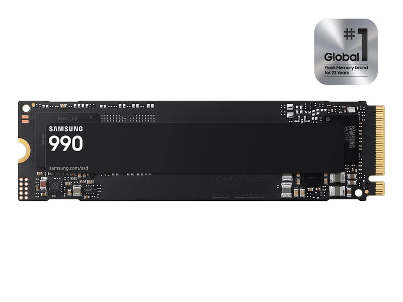 Samsung - Internal SSD 990 1TB Read/Write Speeds Up to 7250/6450 MB/s (MZ V9V1T0B/AM)