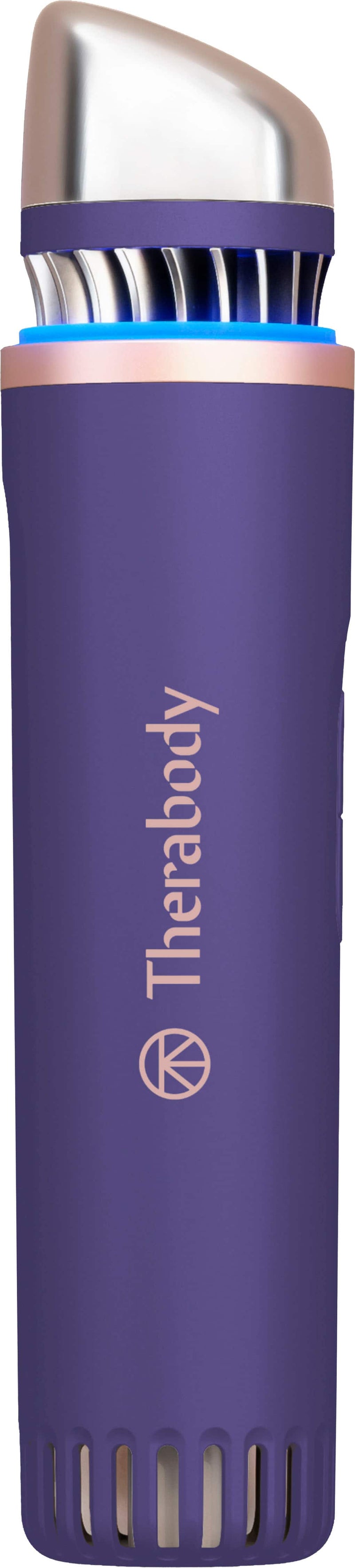 Therabody - TheraFace Depuffing Wand - Cold  Heat Facial Treatments - Indigo