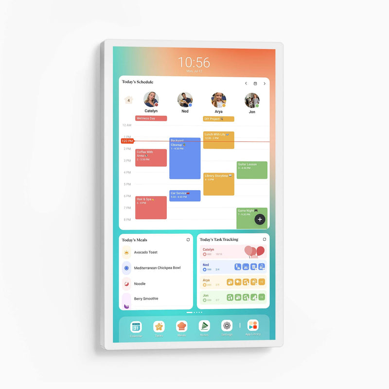 Cozyla - Digital 32" Calendar+2 4K - White