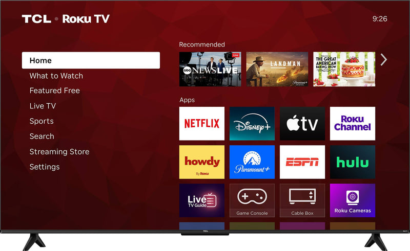 TCL - 55" Class S55LR Series 4K UHD HDR LED Smart TV with Roku TV (2026)