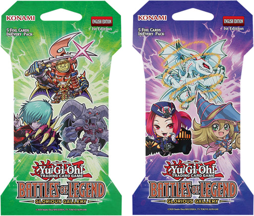 Konami - Yu-Gi-Oh Battles of Legend Glorious Gallery Sleeved Booster - Styles May Vary