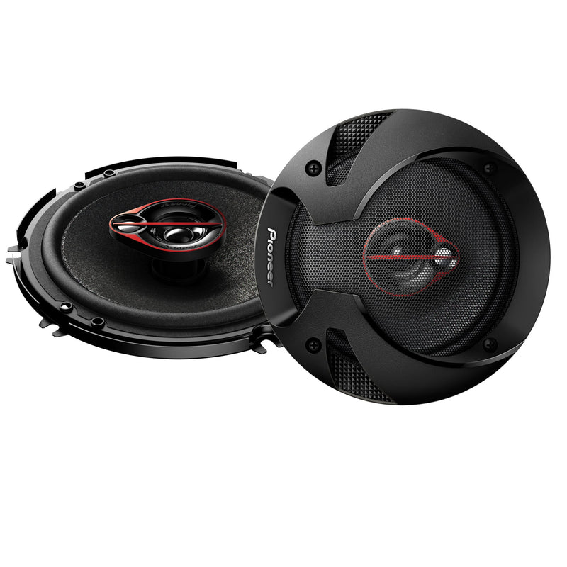 Pioneer - 6-1/2" - 3-way 300 W Max Power Coaxial Speakers (pair) - Black