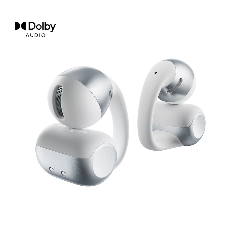 Shokz - OpenDots 2 Open-Ear Clip-On True Wireless Bluetooth Earbuds - Gray