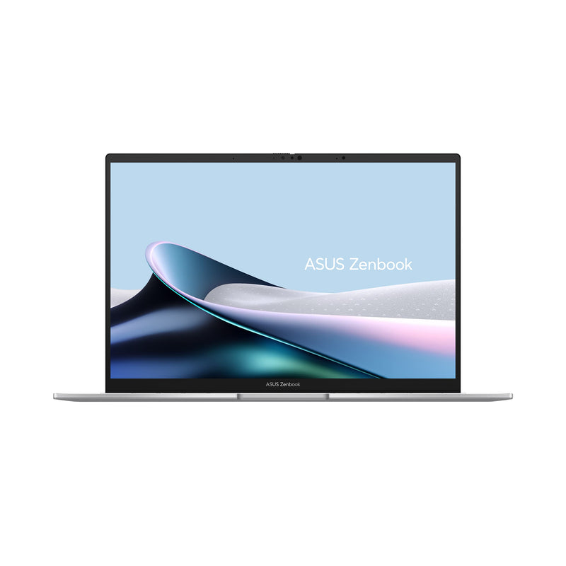 ASUS - Zenbook 14 14" OLED Touch Laptop - Intel Core Ultra 9 285H with 32GB Memory - Intel Arc Graphics - 1TB Storage - Foggy Silver