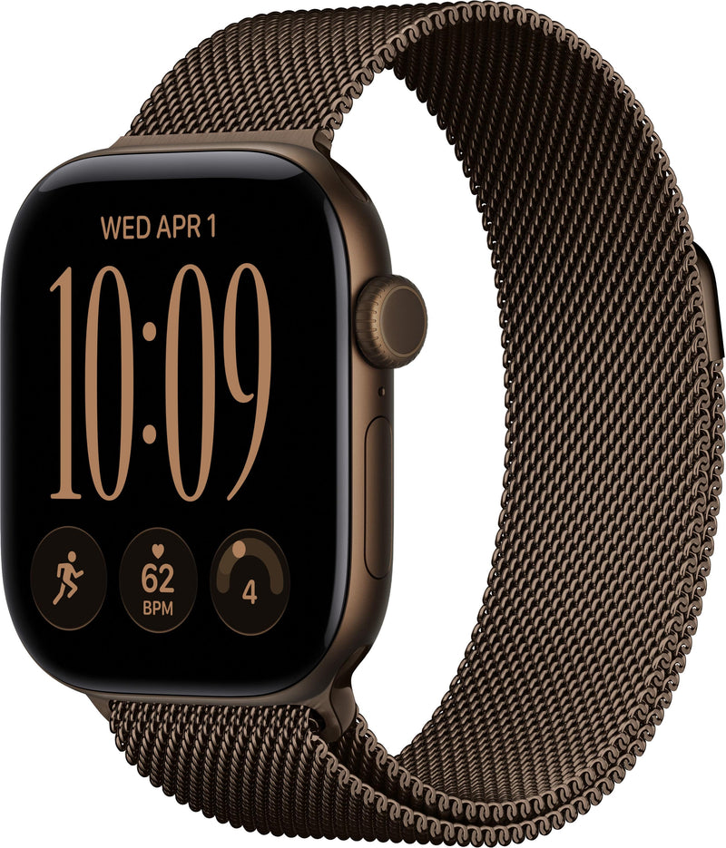 Apple Watch Series 12 GPS 42mm Aluminum Case with Dark Bronze Milanese Loop - Dark Bronze - (2026)