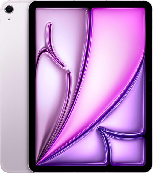 Apple - 11-inch iPad Air M3 chip Built for Apple Intelligence Wi-Fi + Cellular 256GB - Purple (Unlocked)