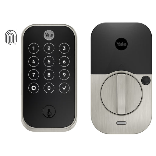 Yale - Assure Lock 2 - Smart Lock Wi-Fi Deadbolt with Touchscreen Keypad  Fingerprint Access - Satin Nickel