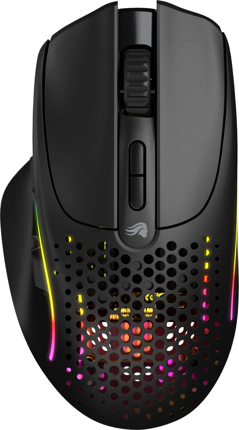 Glorious - Model I 2 Ultra Lightweight Wireless Optical Gaming Mouse with 9 Programmable Buttons - Wireless - Matte Black