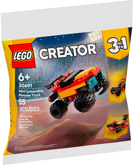 LEGO - Creator 3 in 1 Mini Convertible Monster Truck Toy 30691