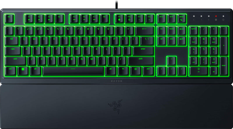 Razer - Ornata V3 X Full-Size Wired Membrane Gaming Keyboard with Chroma RGB Backlighting - Black