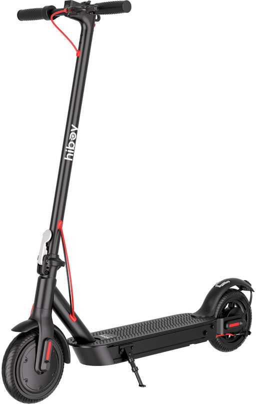 HiBoy - S3 Electric Scooter with 8.5" Pneumatic  Solid Tires  17-Mile Max Range 19 MPH 350W Motor Foldable for Adults - Black