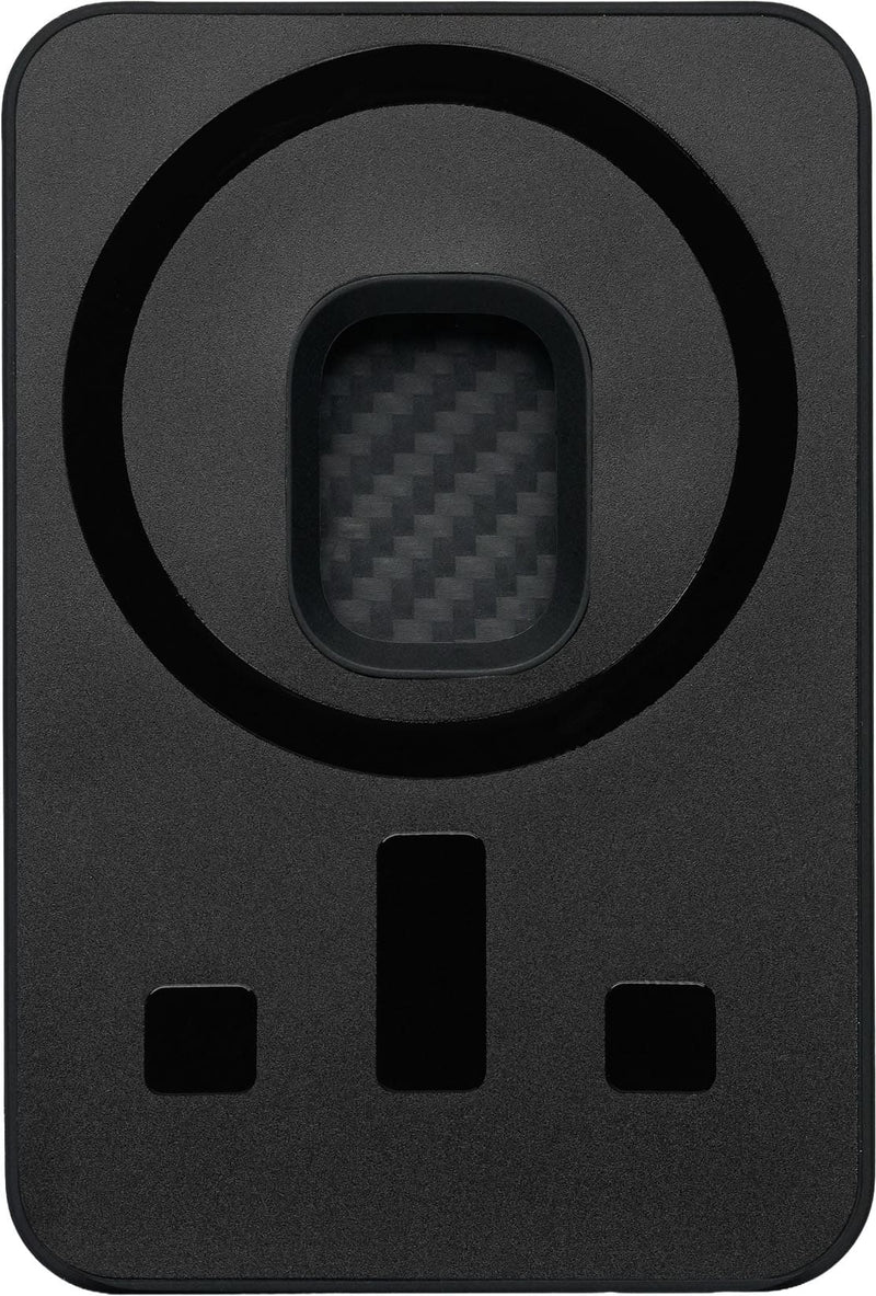 The Ridge Wallet - MagSafe Cardholder - Carbon Fiber 3k - Black