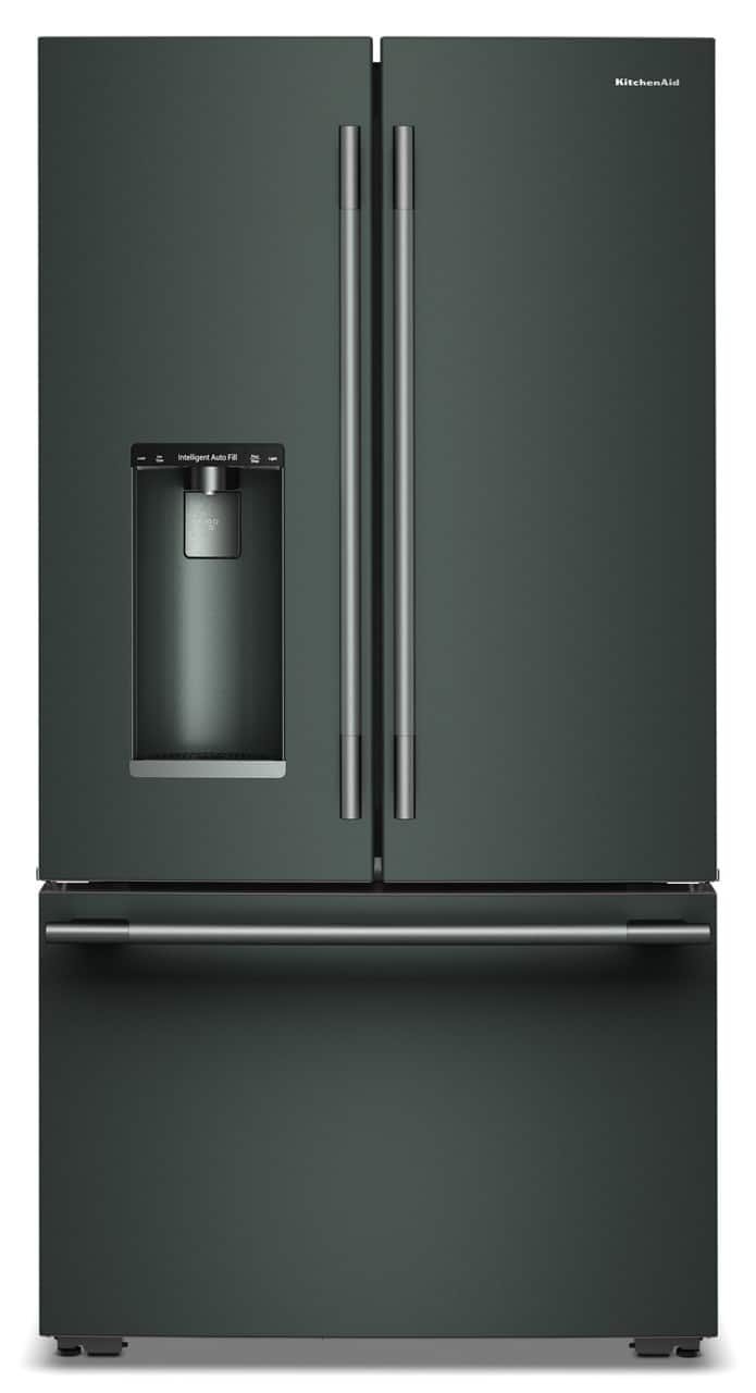 KitchenAid - Counter-Depth French Door Refrigerator with Intelligent Auto Fill - Juniper